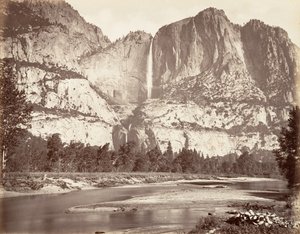Chutes de Yosemite, 2 634 pieds, vers 1872, imprimé vers 1876