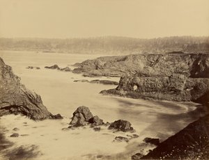 [Vue de la côte de Mendocino] - Carleton Watkins