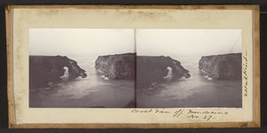 Vue côtière au large de Mendocino - Carleton Watkins