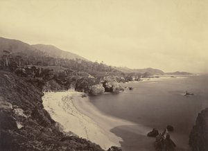 [Vue de la côte pacifique] / [Gibson Beach, Pt. Lobos, Monterey Coast] - Carleton Watkins
