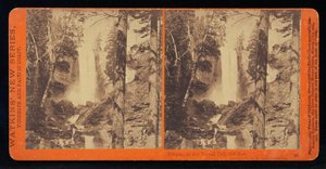 Piwyac, ou la chute Vernal à faible débit, 300 pieds, vallée de Yosemite, comté de Mariposa, Cal