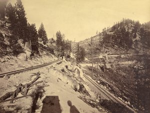 Vue sur le lac Tahoe - Carleton Watkins