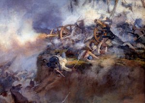 La bataille de San Martino le 24 juin 1859 (détail)