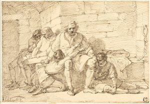 Ugolino et ses fils en prison - Carlo Arienti