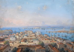 Vue de Sébastopol, années 1860-1870 - Carlo Bossoli