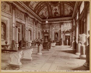 Rome - Villa Borghese - Salle des musées au rez-de-chaussée