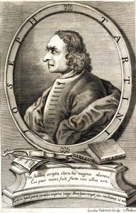 Portrait du violoniste et compositeur Giuseppe Tartini - Carlo Calcinotto