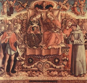 Couronnement de la Vierge - Carlo Crivelli