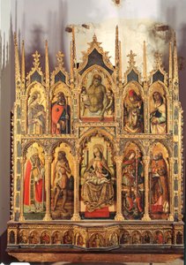 Madone et Enfant avec saints, polyptyque - Carlo Crivelli