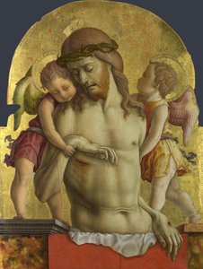 Le Christ mort soutenu par deux anges