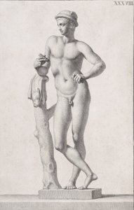 Statue de Mercure, 1734