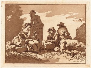 Famille au repos - Carlo Labruzzi
