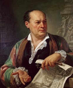 Portrait de Giovanni Battista Piranesi, 1779 - Carlo Labruzzi