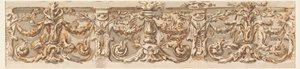 Dessin, projet de frise, vers 1770