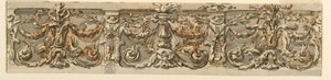 Dessin, projet de frise, vers 1770