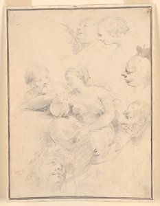 Dessin, esquisses figuratives, 1775