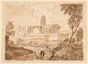 Dessin, Figures sur la route, milieu du XVIIIe siècle-fin du XVIIIe siècle - Carlo Marchionni