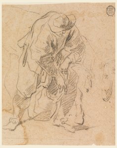 Dessin, paysan avec un sac, 1728-78