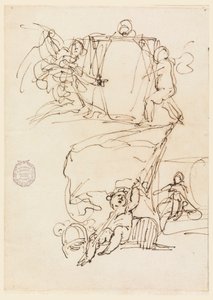 Dessin, Trois esquisses, avant 1775