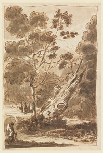Figure dans la forêt - Carlo Marchionni