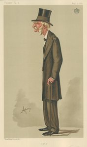 Général Vicomte Templetown, Upty, 18 août 1888, caricature de Vanity Fair - Carlo Pellegrini