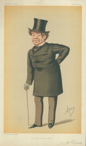 Mr William Howard Russell, notre correspondant de guerre, 16 janvier 1875, caricature de Vanity Fair - Carlo Pellegrini