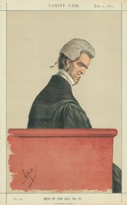 Sir John George Shaw-Lefevre, La Reyne le veult, 1er juillet 1871, caricature de Vanity Fair