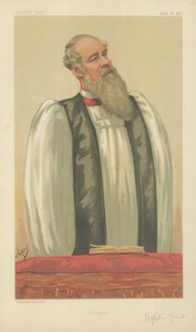 Le très révérend John Charles Ryle, évêque de Liverpool, Liverpool, 26 mars 1881, caricature de Vanity Fair - Carlo Pellegrini