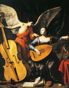 Sainte Cécile et Ange - Carlo Saraceni