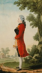 Le baron de Talleyrand, dans un paysage