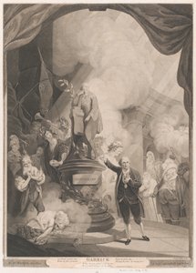 Garrick récitant l
