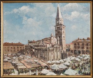 Piazza Grande à Modène
