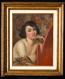 Femme au miroir