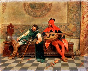 Guerrier ivre et bouffon de cour