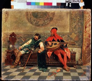 Guerrier saoul et bouffon de cour