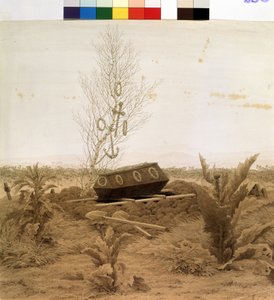 Au bord de la tombe - Caspar David Friedrich