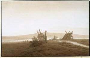 Caspar David Friedrich "Lac de Tollense", vers 1806 - Caspar David Friedrich