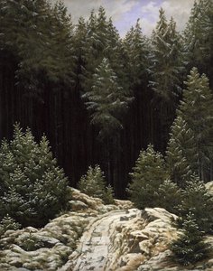Neige précoce - Caspar David Friedrich