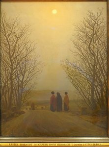 Matin de Pâques par Caspar David Friedrich, 1833 AD, huile sur toile - Museo Nacional Centro de Arte Reina Sofía - DSC08706 - Caspar David Friedrich