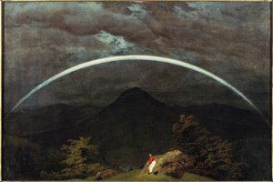 Paysage de montagne avec arc-en-ciel - Caspar David Friedrich