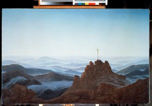 Paysage de matinée sur les montagnes des Géants