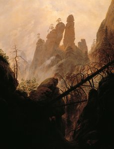 Ravin rocheux, par Caspar David Friedrich (1774-1840) - Caspar David Friedrich