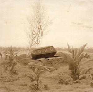 Cercueil sur une tombe fraîche - Caspar David Friedrich