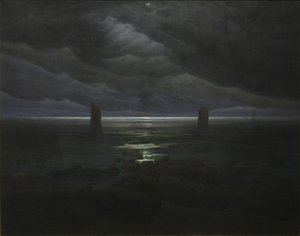 Bord de mer au clair de lune - Caspar David Friedrich