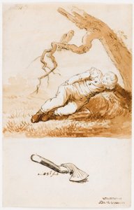 Garçon endormi - Caspar David Friedrich