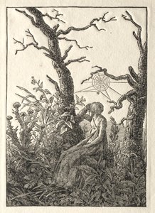La femme avec la toile d