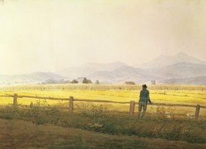 Vue de Schmiedebergerkamm, c.1837 - Caspar David Friedrich