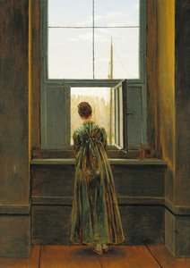 Femme à une fenêtre, 1822 - Caspar David Friedrich