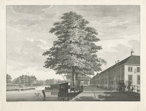 Vue de la Maison des Vieillards et Vieillardes de la Diaconie à Amsterdam - Caspar Jacobsz. Philips
