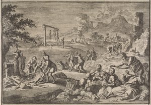 Famine en Allemagne, 1637 - Caspar Luyken (attributed to)
